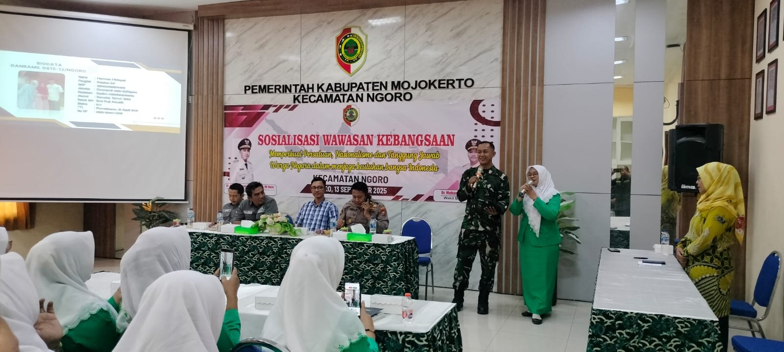 Danramil Ngoro Tekankan Pentingnya Wawasan Kebangsaan untuk Jaga Keutuhan NKRI