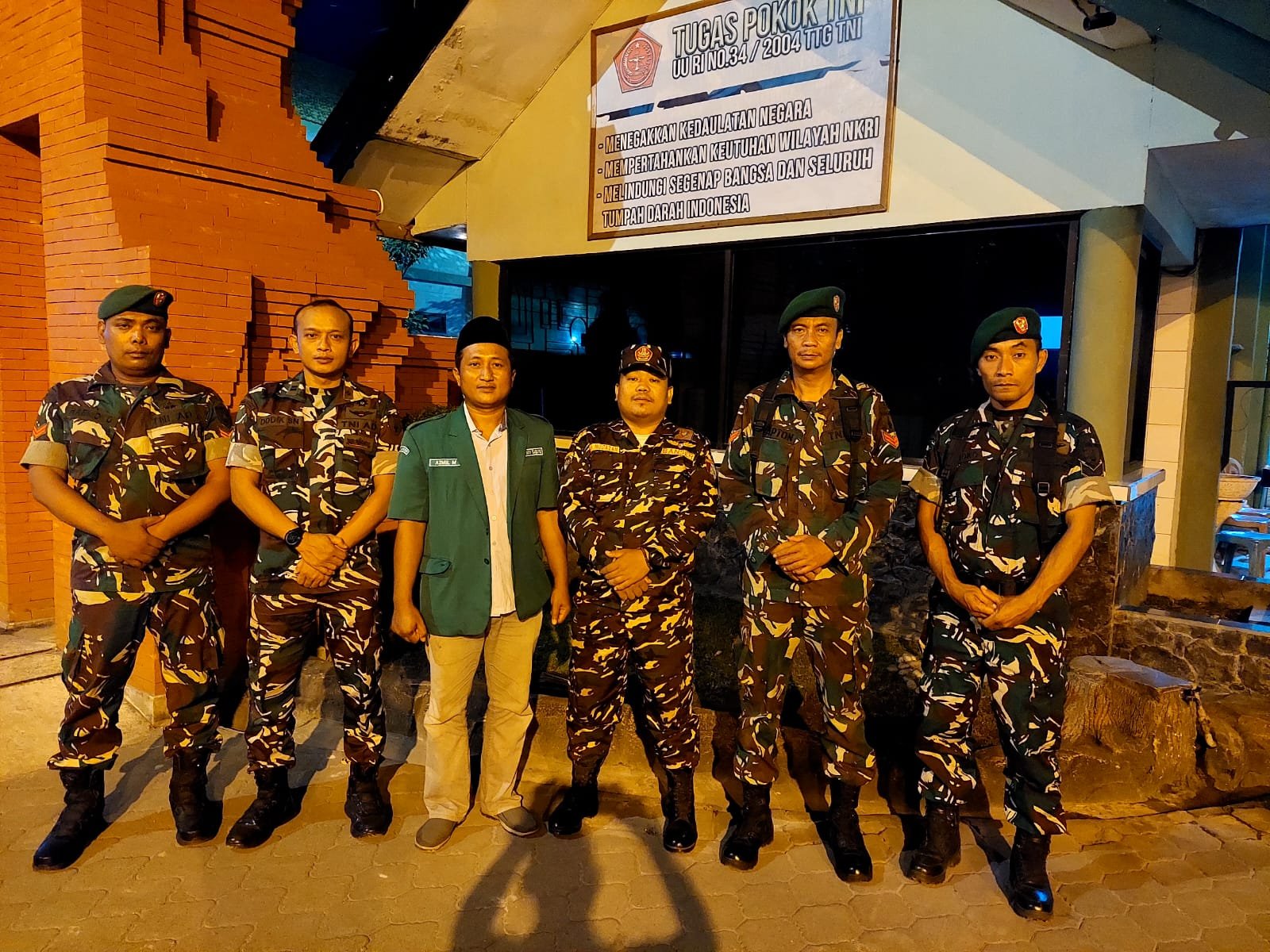 Patroli Kolaboratif, Kodim 0815 Gandeng GP Ansor dan Banser Jaga Mojokerto Tetap Kondusif
