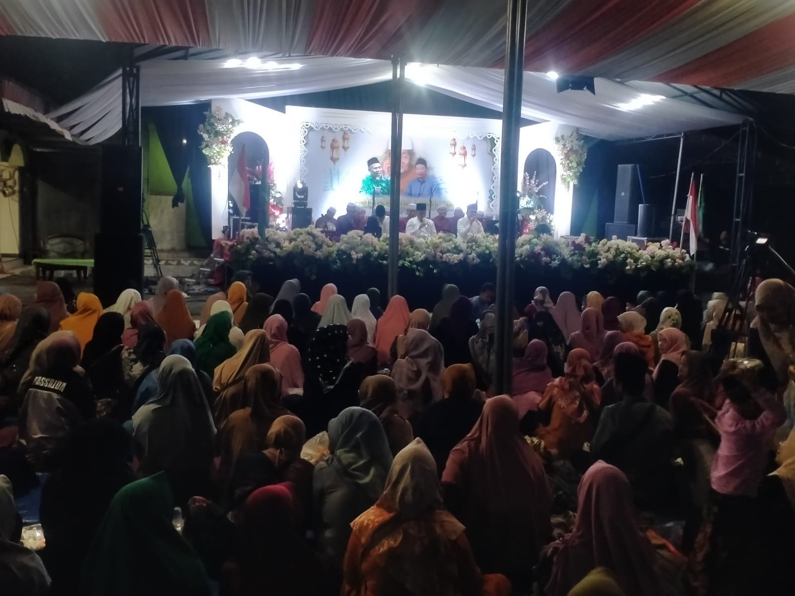 Sinergi TNI dan Banser, Amankan Pengajian Maulid Nabi di Talunblandong