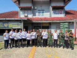 Perkuat Sinergitas Pengamanan, Kalapas Kelas IIA Narkotika Bandar Lampung Terima Kunjungan Dandim 0421 Lamsel