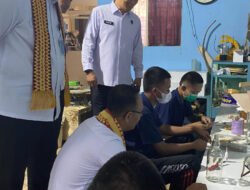 Staf Khusus Menteri Imigrasi dan Pemasyarakatan Kunjungi Rutan Kelas I Bandar Lampung, Apresiasi Hasil Karya Warga Binaan