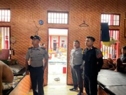 Pastikan Kondisi WBP, Plh Kalapas dan Plh Kamtib Lapas Dharmasraya Lakukan Kontrol Area Blok Hunian