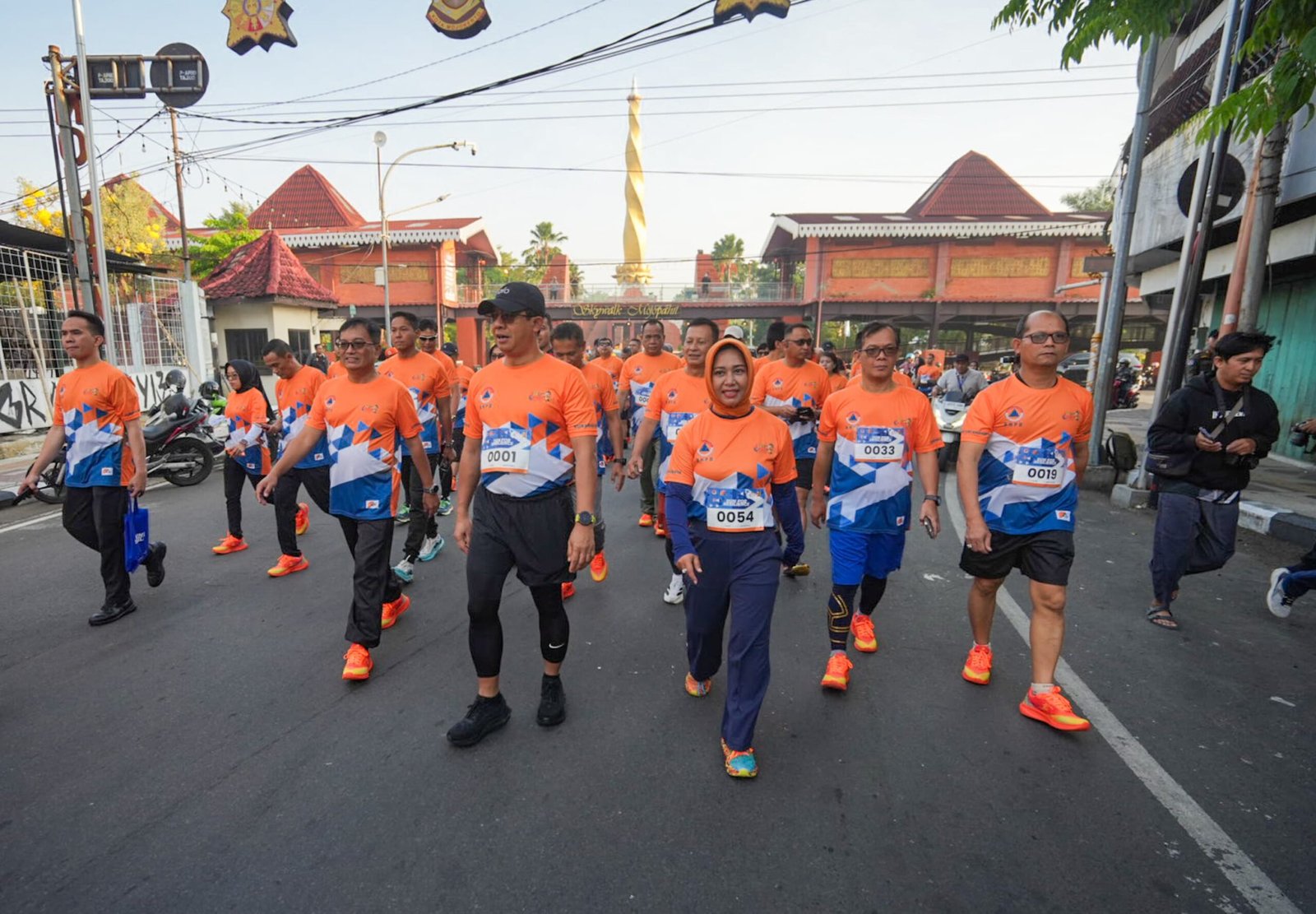 Ribuan Peserta Dari Berbagai Daerah Meriahkan Fun Run Bulan PRB 2025 di Kota Mojokerto