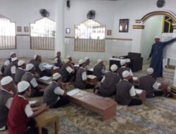 Warga Binaan Rutan Kelas I Bandar Lampung Ikuti Kegiatan Rohani Islam Sebagai Bagian Dari Program Pembinaan Yang Menjadi Salah Satu Syarat Untuk Memperoleh Hak Integrasi