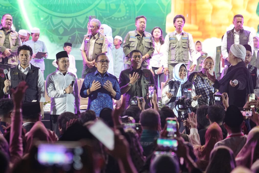 Malam Puncak PRB 2025 di Mojokerto, Khidmat Berdoa, Meriah Berkarya