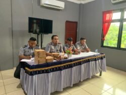 Lapas Dharmasraya Gelar Rapat Koordinasi dan Evaluasi Pengamanan Bersama Kalapas dan Jajaran