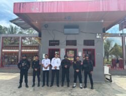 Lapas Dharmasraya Terima Kunjungan Patroli Sambang Personel Brimob Polda Sumbar