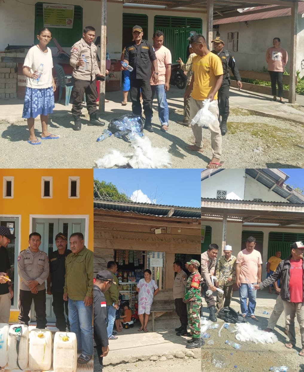 Polsek Bacan Timur Dan Pemdes Sayoang Gelar Razia Minuman Keras Penyebab Ricuh