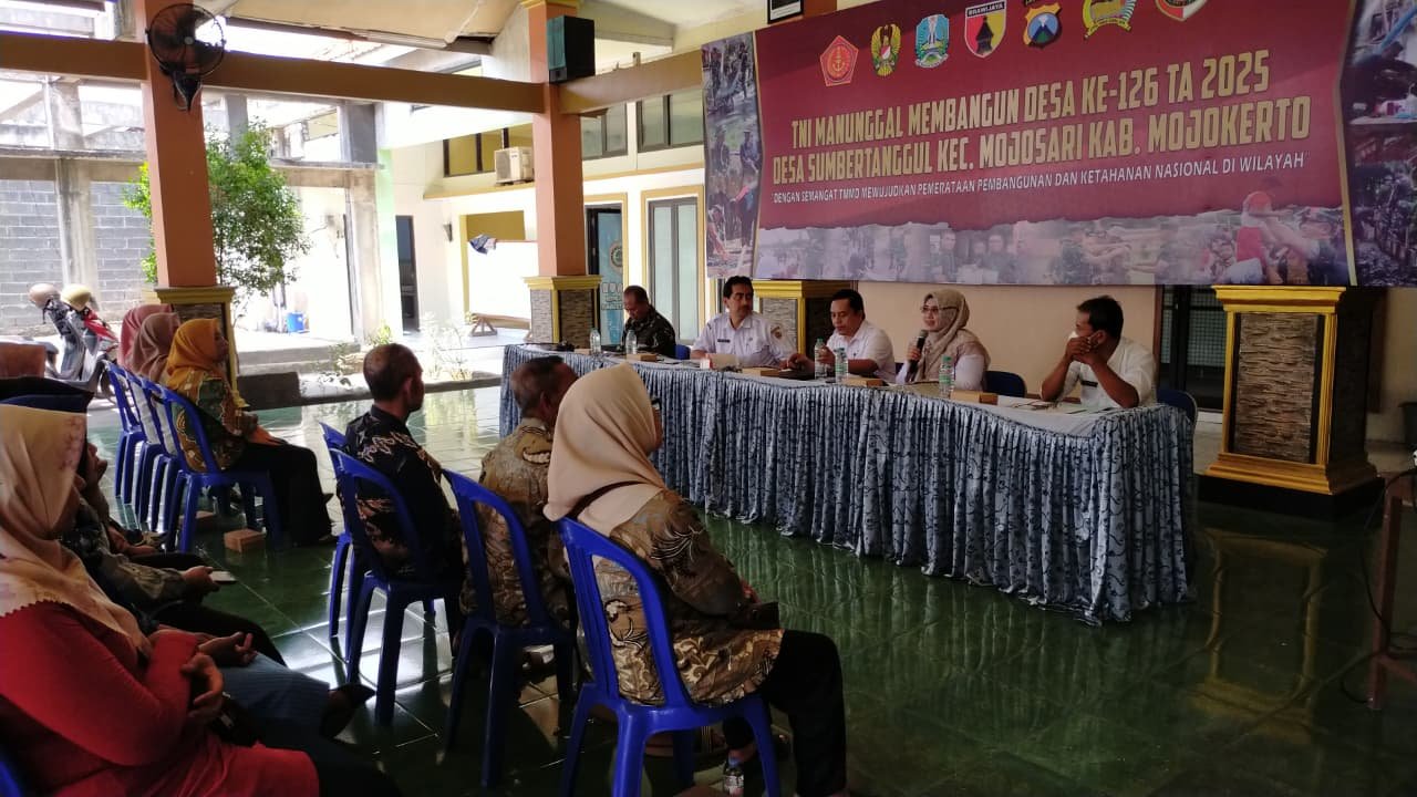 TMMD ke-126 Kodim 0815/Mojokerto Sukses Gelar Sosialisasi Penyuluhan Masyarakat