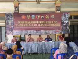 TMMD ke-126 Kodim 0815/Mojokerto Hadirkan Sosialisasi Pemberdayaan dan Ketangguhan Masyarakat di Desa Sumbertanggul