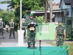 Tegakkan Disiplin dan Soliditas, Dandim 0815/Mojokerto Sampaikan Amanat Panglima TNI Saat Upacara Bendera