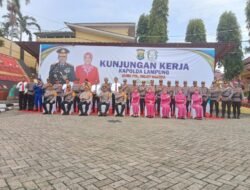 Kapolda Lampung Beserta Pejabat Utama Lakukan Kunjungan Kerja ke Polres Tanggamus