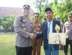 Sukses Gelar Lomba Kamtibmas Kapolres Mojokerto Kota Cup, Kapolres Berikan Piala untuk Pelajar Berprestasi