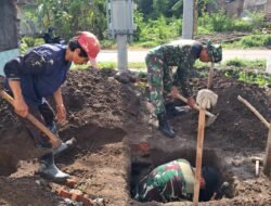 Progres TMAB Capai 70 Persen, Satgas TMMD Kodim 0815/Mojokerto Fokus Selesaikan Sumur Bor di Sumbertanggul