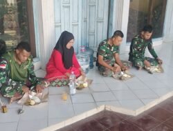 Sederhana tapi Bermakna, Satgas TMMD dan Warga Sumbertanggul Nikmati Sarapan Penuh Keakraban