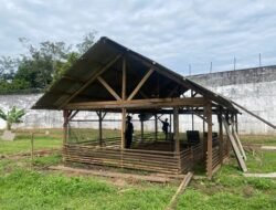 Kandang Bebek Lapas Dharmasraya Hampir Rampung, Siap Dukung UMKM Warga Binaan