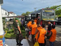 Rutan Kelas I Bandar Lampung Laksanakan Mutasi Warga Binaan ke Sejumlah UPT Pemasyarakatan di Lampung, Ini Tujuan nya…!!!