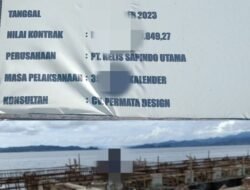 Proyek Dermaga Semut Milik DPUPR Halsel Diduga Mangrak 1 Tahun, DAU Puluhan Miliar Di Korupsi