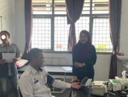 Semarak Hari Bakti Kementerian Imigrasi dan Pemasyarakatan, Lapas Kelas IIB KotaAgung Adakan Pemeriksaan Kesehatan Pegawai, Warga Binaan, dan Masyarakat Sekitar