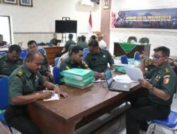 Audit Kinerja TW IV Tahun 2025, Itdam V/Brawijaya Lakukan Pemeriksaan di Kodim 0815/Mojokerto