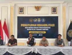 Rehabilitasi WBP 2025 Resmi Ditutup: Rutan Kelas I Bandar Lampung Apresiasi Semangat Perubahan Peserta