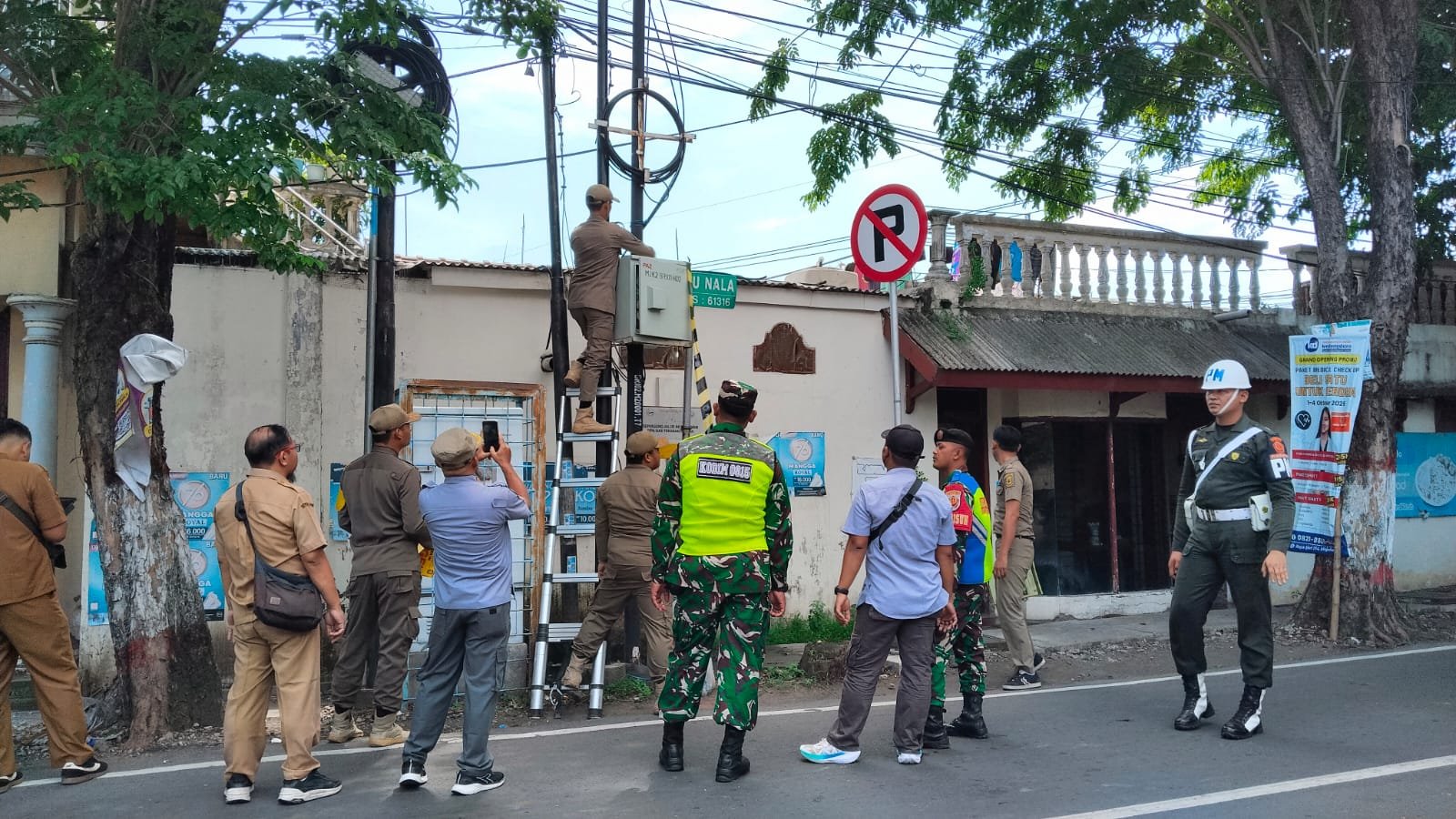 Pemkot Mojokerto Mulai Tertibkan Kabel Fiber Optik, Ini Alasannya