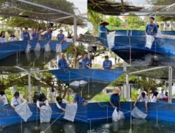 Tebar 12 Ribu Benih Ikan Nila, Rutan Kelas I Bandar Lampung Tingkatkan Ketahanan Pangan dan Pembinaan Kemandirian