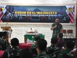 Tanamkan Kedisiplinan, PAUD SPS Nangka Laksanakan Kunjungan Edukasi ke Makodim 0815/Mojokerto