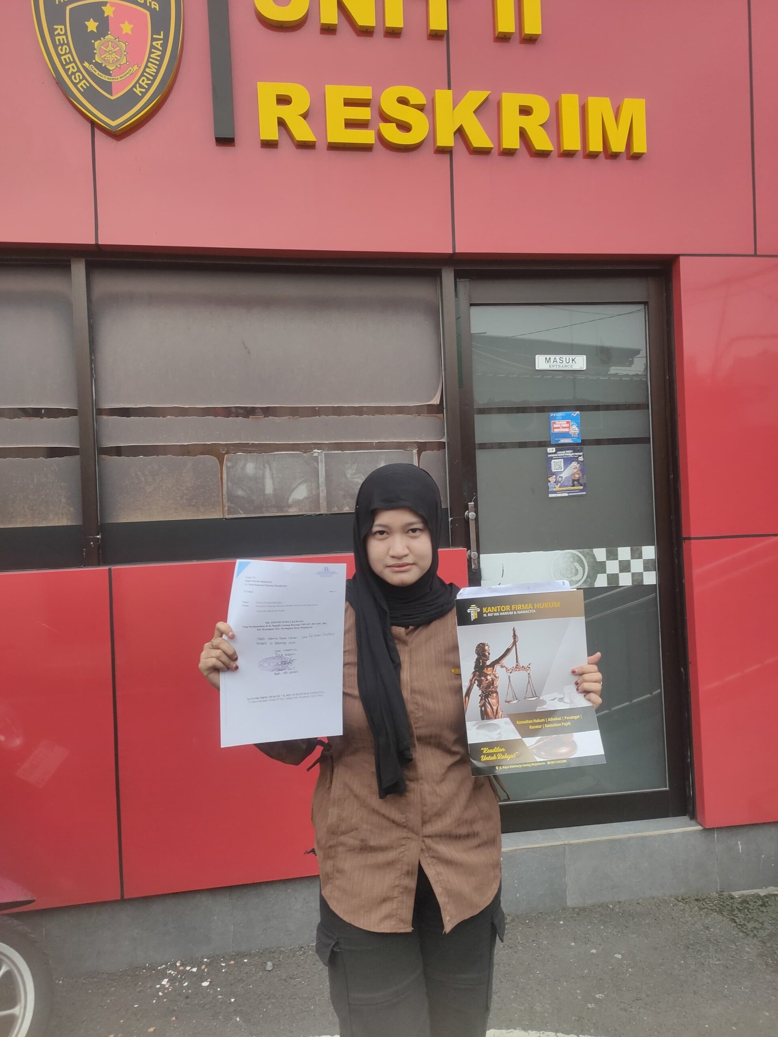 Warga Tuntut Keadilan, Advokat Hanum Polisikan Direktur Perumahan Djati Permai Desa Sidoharjo Gedeg Mojokerto