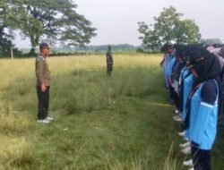 Bentuk Karakter Unggul dan Tangguh Sejak Dini, Koramil 0815/15 Jatirejo Gelar Pelatihan Kedisiplinan Siswa SMK Ma’arif Sumengko