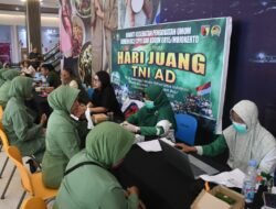 Kodim 0815/Mojokerto Gelar Bakti Kesehatan Pengobatan Umum Gratis di Sunrise Mall, Dandim Tekankan Pentingnya Deteksi Dini Kesehatan