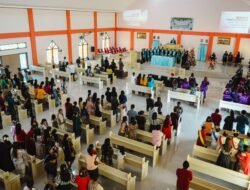 Peresmian Kompleks Gereja GPM Kawasi oleh Wabup Halsel
