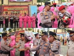 Kapolres Tanggamus Pimpin Upacara Kenaikan Pangkat 52 Personel, Tekankan Profesionalisme dan Pelayanan Publik