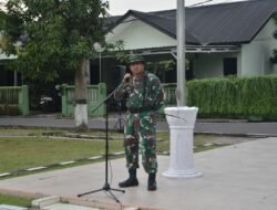 Dandim 0815/Mojokerto Tekankan Disiplin dan Tanggung Jawab dalam Apel Gelar Pasukan Penanggulangan Bencana