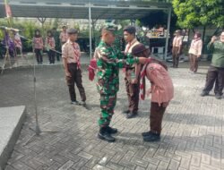 Koramil 0815/08 Dawarblandog Tuntaskan Pengambilan Badge Saka Wira Kartika, Bentuk Pramuka Tangguh dan Berkarakter