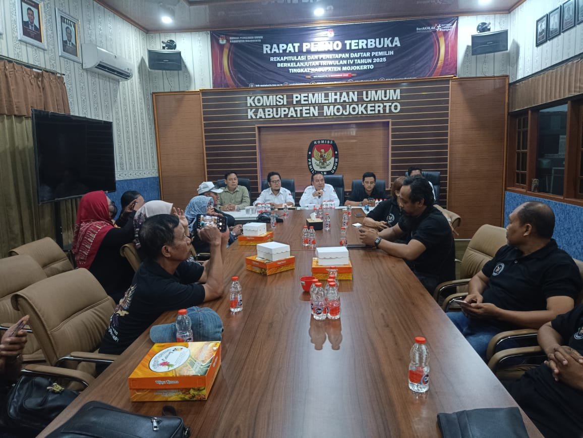 PWMR Audiensi dengan KPU Kabupaten Mojokerto, Sepakat Kerjasama Hidupkan Demokrasi