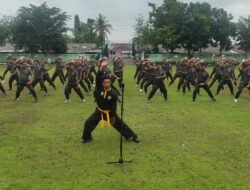 Tingkatkan Kemampuan Prajurit, Kodim 0815/Mojokerto Gelar Latihan Pencak Silat Militer