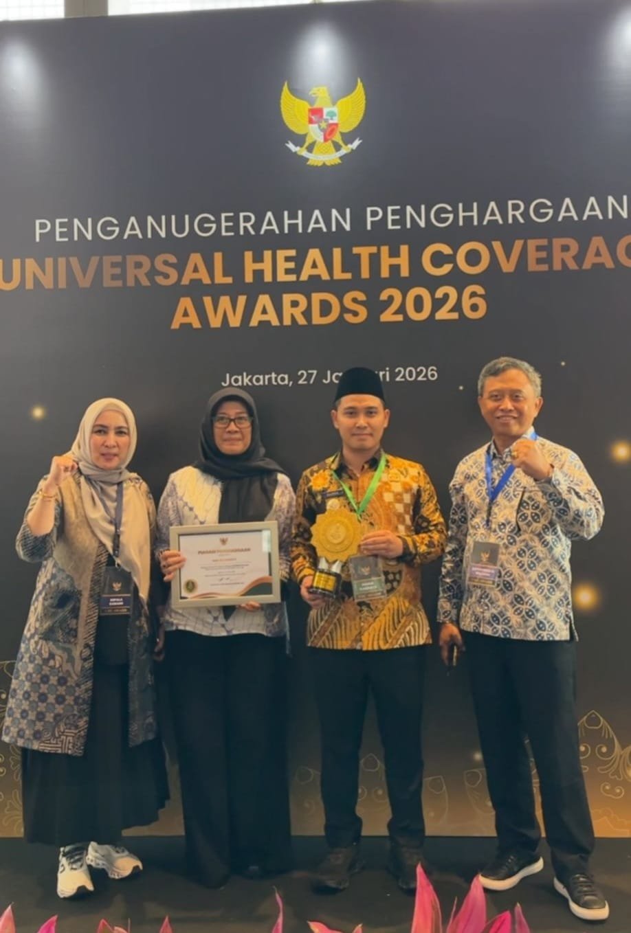 Pemkab Mojokerto Raih Penghargaan UHC Award Tahun 2026 Kategori Pratama, Akses Kesehatan Jadi Hak Warga