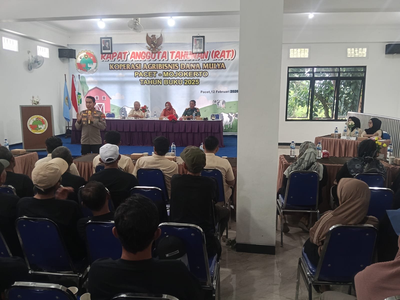 Volume Produksi Menurun, Koperasi Agribisnis Minta Masukan Kapolsek Pacet