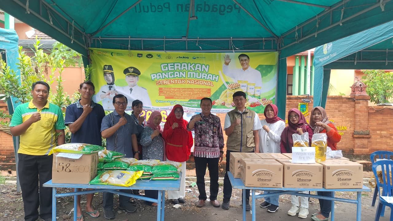 DKPP Kota Mojokerto dan Bulog Cabang Mojokerto Sukseskan Gerakan Pangan Murah Serentak Nasional