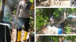 Sambut Bulan Suci 1447 H, Polsek Gane Barat Kembali Sita Puluhan Liter Miras Di Musnahkan