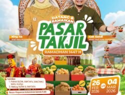 Pasar Takjil Ramadan 2026 Kembali Hadir di Kota Mojokerto, Ajak Masyarakat Berbuka Puasa Bersama