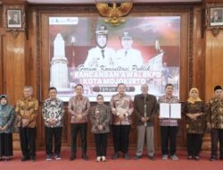 Wali Kota Mojokerto Tekankan Pentingnya Aspirasi Bottom-Up dalam Forum Konsultasi Publik RKPD 2027