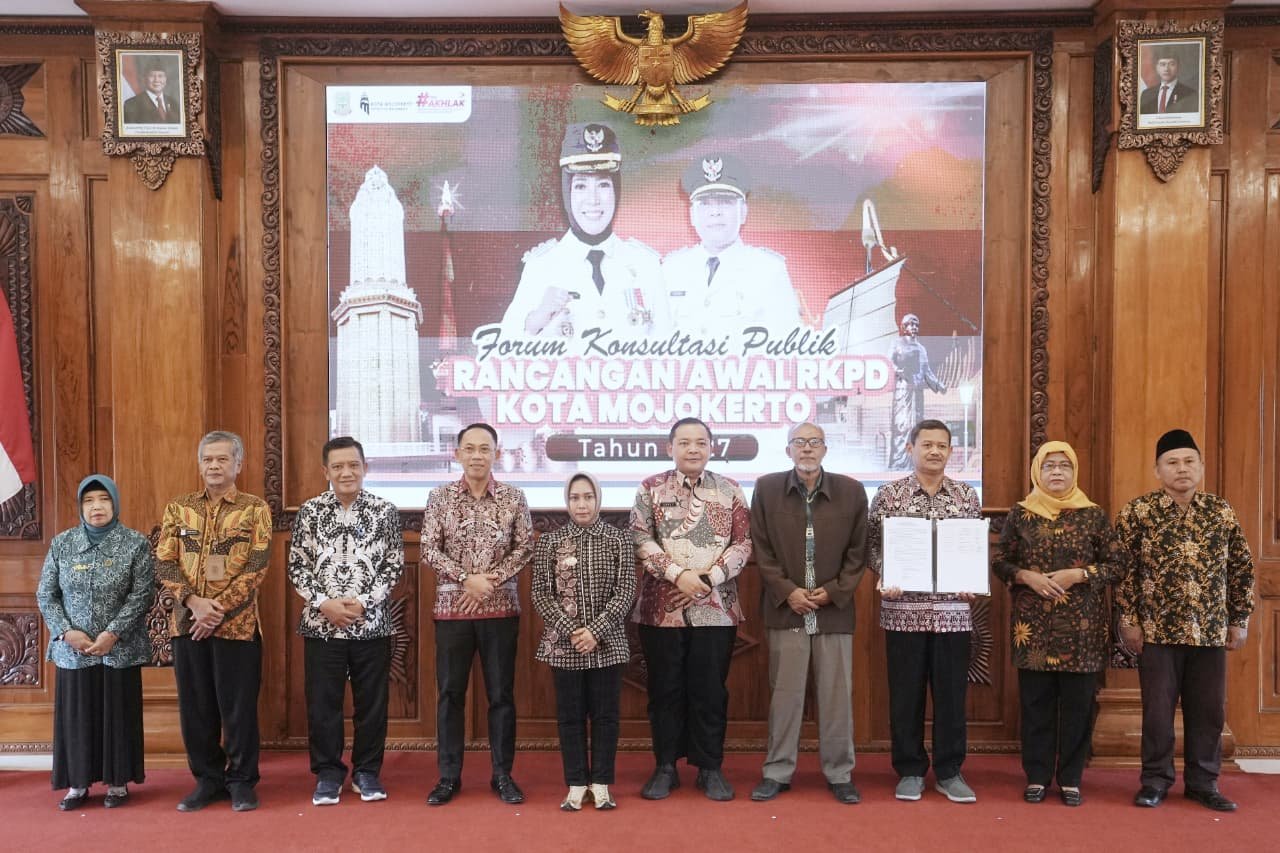 Wali Kota Mojokerto Tekankan Pentingnya Aspirasi Bottom-Up dalam Forum Konsultasi Publik RKPD 2027