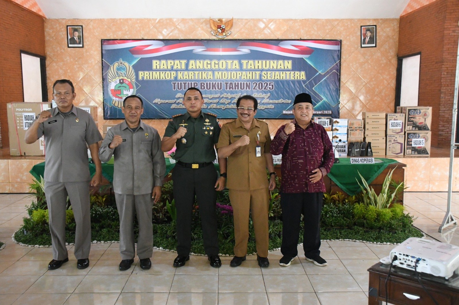 Koperasi Sejahtera Majapahit Kodim 0815/Mojokerto Gelar RAT Tutup Buku 2025