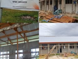 Diduga 1 Proyek SMP Di Halsel Ratusan Juta 2025 Mandek, Tidak Di TKP Kadispen Bilang Ngarang!