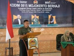 Kodim 0815/Mojokerto Gandeng BSI Gelar Sosialisasi Tabungan Haji dan Emas bagi Prajurit