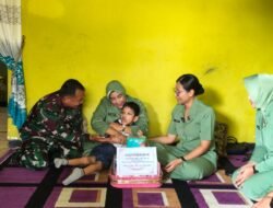 Persit KCK Cabang XXX Kodim 0815 Mojokerto Gelar Anjangsana dan Baksos, Tebar Kepedulian kepada Keluarga Prajurit dan Anak Yatim
