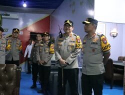 Kapolda Jatim Tinjau Pos Yan Alun-Alun Kota Mojokerto