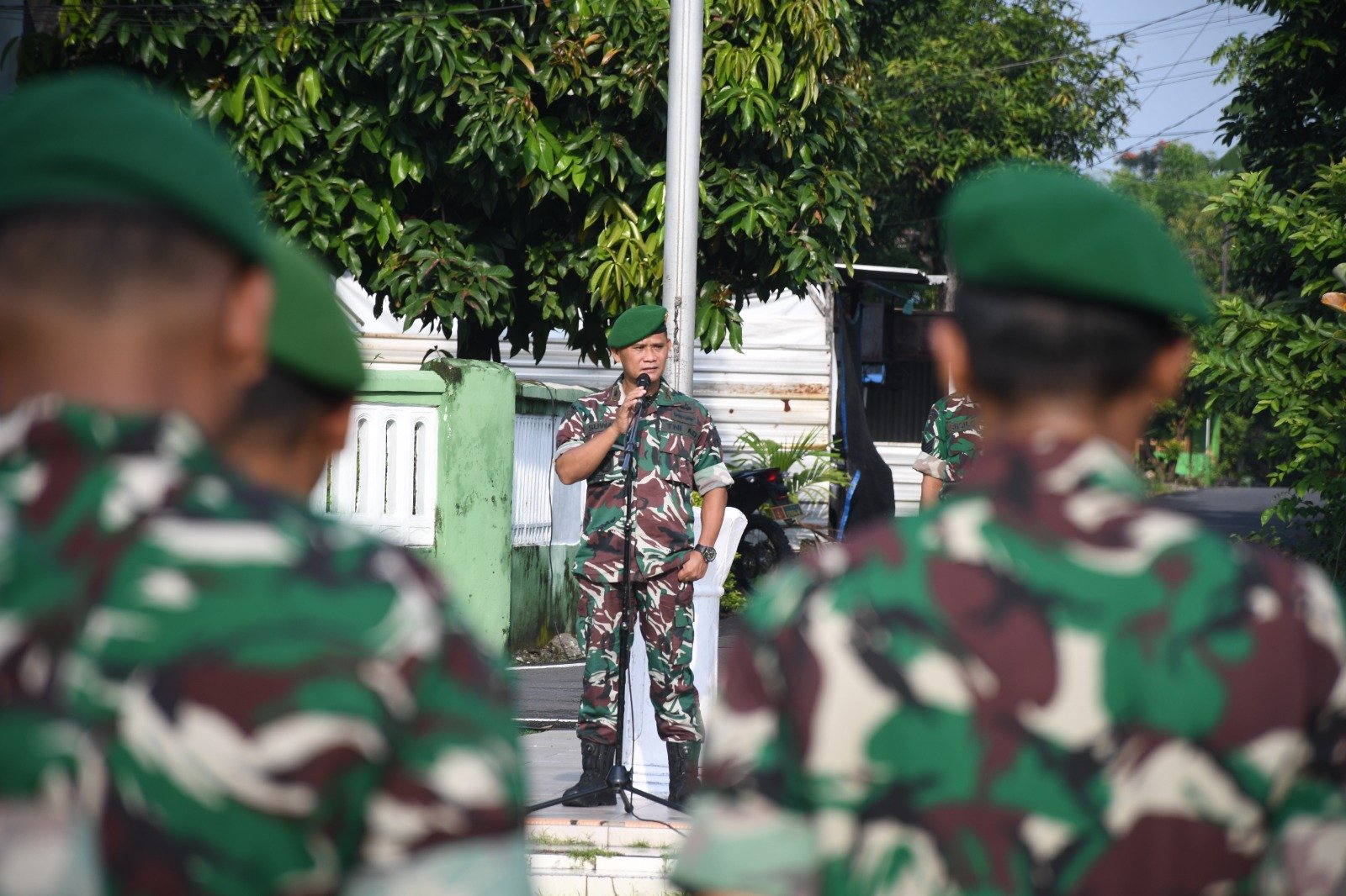 Kodim 0815/Mojokerto Gelar Apel dan Halal Bihalal Penuh Kebersamaan